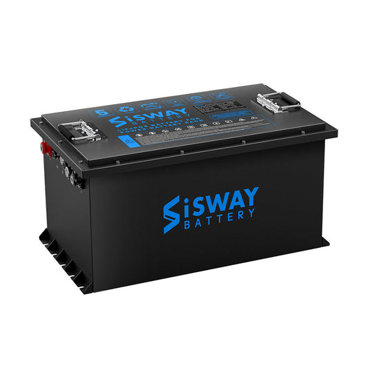 Smart 72V 105Ah Lithium Golf Cart Battery, 73.6 Volt 7728Wh 14.72kW Metal case LifePO4 Battery For Golf Cart